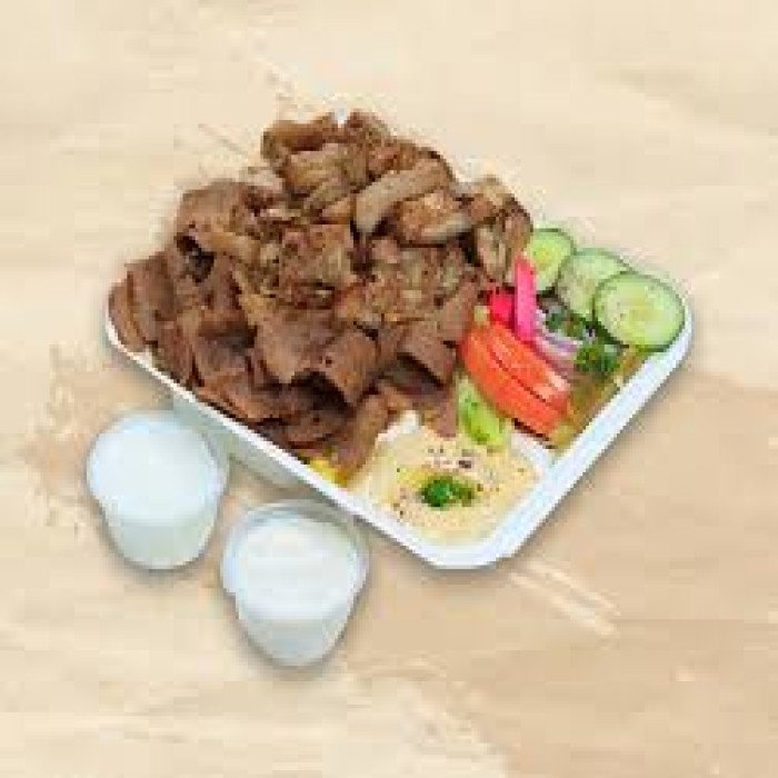 Chicken & Lamb 3 Pcs Falafel Platter